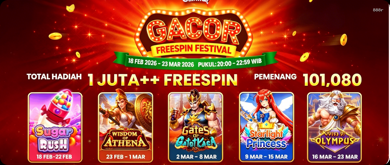 Login 888r Sekarang Bonus Melimpah